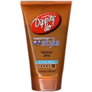 Dippity Do Techno Style Radical Jelly. Hyper Hold 12.   4.2 FL OZ  Hair Styling Gels  Beauty