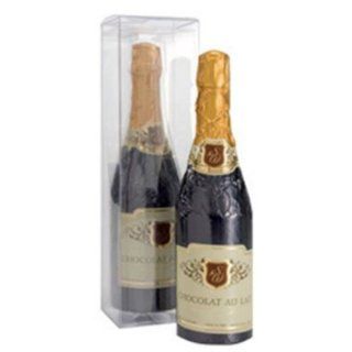 Foiled Chocolate Champagne Bottle Gift Box 1 Count  Chocolate Candy  Grocery & Gourmet Food