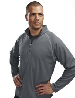 Tri Mountain Mens 100% Polyester Jaquard UC 1/4 Zip LS Knit Pullover Shirt. at  Mens Clothing store