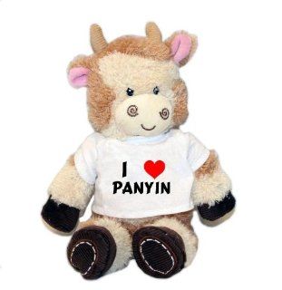 Plush Cow toy with Panyin t shirt (first name/surname/nickname) Toys & Games