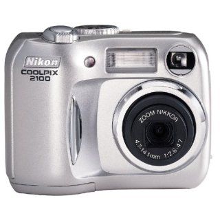 Nikon Coolpix 2100 2MP Digital Camera w/ 3x Optical Zoom  Point And Shoot Digital Cameras  Camera & Photo