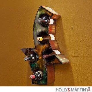 Holly & Martin Paso Robles Multi Colored Wall Mount Wine Storage   Wine Racks