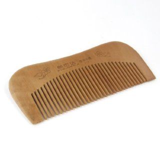 Brown Rectangle Natural Wood Wooden Hair Care Comb 4.6" Long  Beauty