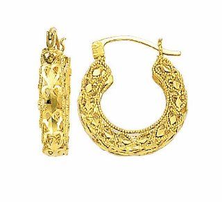 14K Turk Earrings Hoop Earrings Jewelry