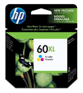 HP 60XL CC644WN Tri color Ink Cartridge in Retail Packaging Electronics