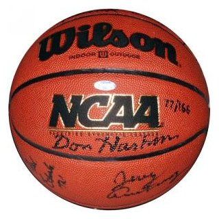1966 Texas Western Team Autographed NCAA Basketball  Sports Related Collectibles  Sports & Outdoors