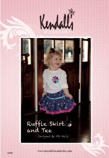 Ruffle Skirt and Tee Pattern Size 12 mo   6T