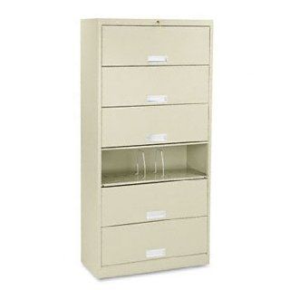 Hon 626 Series 6 Drawer Lateral File Cabinet, Putty, 36W X 16.75D X 76H Inches   Putty, 36W X 16.75D X 76H Inches  Electronics