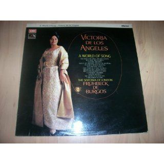 ASD 651 VICTORIA DE LOS ANGELES A World in Song LP Music