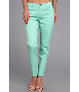 Christin Michaels Cropped Taylor Womens Casual Pants (Green)