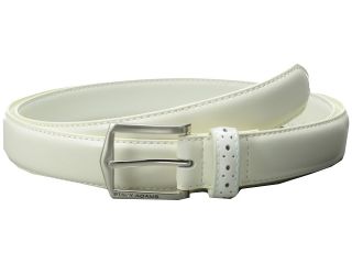 Stacy Adams 30mm Pinseal Leather Belt Mens Belts (White)