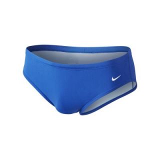 Nike Poly Core Solid Mens Swim Briefs   Blue