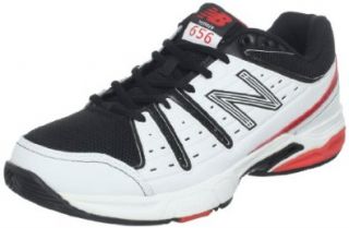 New Balance Men's MC656 Tennis Shoe, White/Black, 15 4E US Shoes
