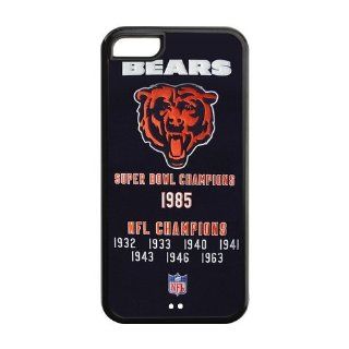 Custom NFL Chicago Bears Back Cover Case for iPhone 5C LLCC 656 Cell Phones & Accessories