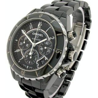 Chanel J12 Black Ceramic Automatic Midsize Unisex Watch H0685 Chanel Watches