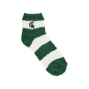 Michigan State Spartans For Bare Feet Sleep Soft Solid 109 Sock