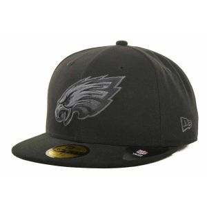 Philadelphia Eagles New Era NFL Black Gray Basic 59FIFTY Cap
