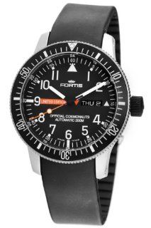 Fortis Men's 658.27.81K B 42 Official Cosmonauts Automatic Black Dial Watch Watches