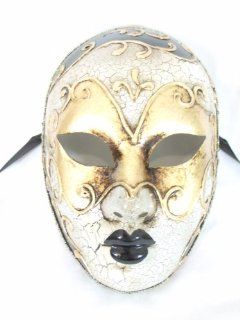 Black Volto Kre Venetian Masquerade Mask   Decorative Masks