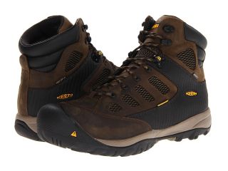 Keen Utility Tucson Mid Mens Work Lace up Boots (Brown)
