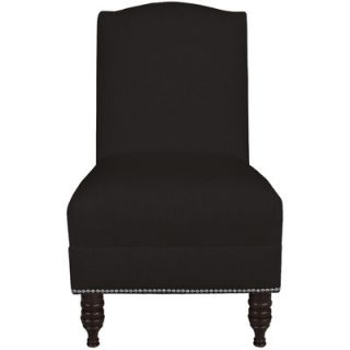 Skyline Furniture Linen Nail Button Side Chair 31 1 Color Black