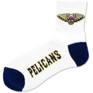New Orleans Pelicans For Bare Feet Ankle White 501 Med Sock