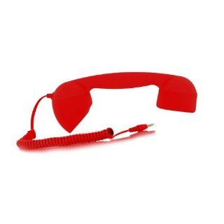 Retro POP Phone Handset for Apple, Android and smartphones (Red) Cell Phones & Accessories