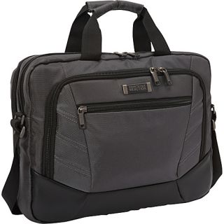 Rock the Boat Laptop Briefcase Charcoal   Kenneth Cole Rea