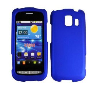 Blue Hard Cover Case for LG Vortex VS660 Cell Phones & Accessories