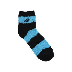 Carolina Panthers For Bare Feet Sleep Soft Mega Stripe Sock