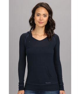 Bench Sonic Top Womens Long Sleeve Pullover (Navy)