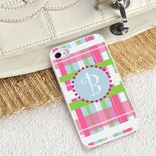 Preppy Plaid iPhone Case with White Trim Cell Phones & Accessories