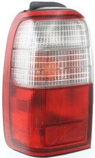 Evan Fischer EVA15672012542 Tail Light Driver Side LH Plastic lens OE design Clear and red DOT, SAE approved Automotive