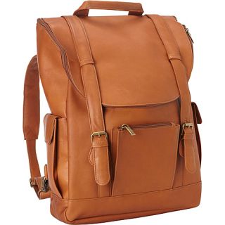 Classic Laptop Backpack Tan   Le Donne Leather Laptop Backpacks