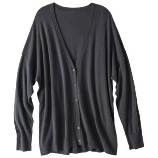 Pure Energy Womens Plus Size Long Sleeve Cardigan Sweater   Gray X