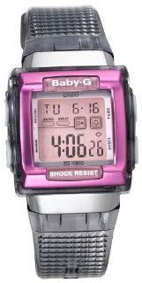 Casio Women's BG180SG 8 Baby G Square Grey Skeleton Watch Watches