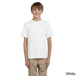 Fruit Of The Loom Fruit Of The Loom Youth Heavy Cotton Hd T shirt White Size L (14 16)