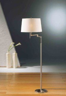 Holtkotter 2541 SN SWDL Two Light Adjustble Table Lamp, Satin Nickel Finish with Satin White with Diamond Logo Shade    