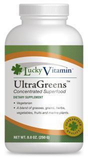 LuckyVitamin   Ultra Greens Concentrated Superfood   8.8 oz.