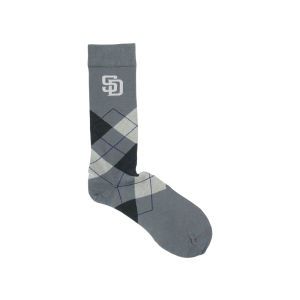 San Diego Padres For Bare Feet Argyle Dress Sock