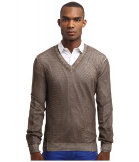 Bikkembergs V Neck Pullover Mens Sweater (Beige)