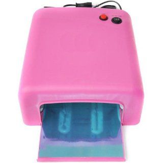  Wholesale  Hot selling 110V UV Lamp Dryer 36w Gel Curing Nail + 4 x 9w Tube Light Bulbs SK818 (Pink)  Cnd Lamp And Gel Polish  Beauty