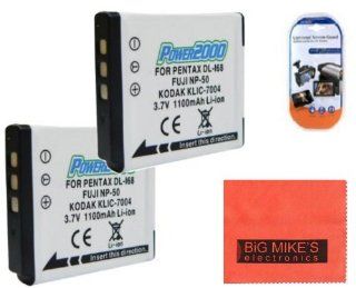 Big Mike's NP 50 Batteries for Select FujiFilm FinePix Digital Cameras, Pack of 2  Camera & Photo