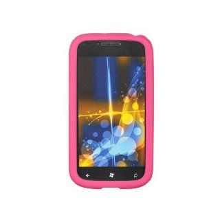 Hot Pink Soft Silicone Gel Skin Cover Case for Samsung Focus 2 SGH I667 Cell Phones & Accessories