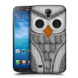 Head Case Designs Grey Owl Patchwork Hard Back Case Cover for Samsung Galaxy Mega 6.3 I9200 I9205 Cell Phones & Accessories