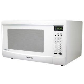Panasonic NN SN667W, 1.2cuft 1300 Watt Sensor Microwave Oven, White Kitchen & Dining