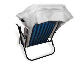 SALE Chair Towel with Pockets to hold cell phone, keys, book, water bottle, and more (White)   Home And Garden Products