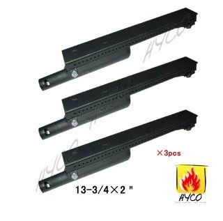 24901(3 pack) Cast Iron Burner for Mcm, Centro, Charbroil, Front Avenue Part, Costco Kirkland, and Thermos Part, Lowes Model Grills  Front Avenue Gas Grill Parts  Patio, Lawn & Garden
