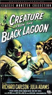 Creature From the Black Lagoon [VHS] Richard Carlson, Julie Adams, Richard Denning, Antonio Moreno, Nestor Paiva, Whit Bissell, Bernie Gozier, Henry A. Escalante, Ricou Browning, Ben Chapman, Perry Lopez, Sydney Mason, William E. Snyder, Jack Arnold, Ted 