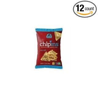 Popcorn Indiana, Chipsin Sea Salt, 7.25 OZ (Pack of 12) Corn Chips